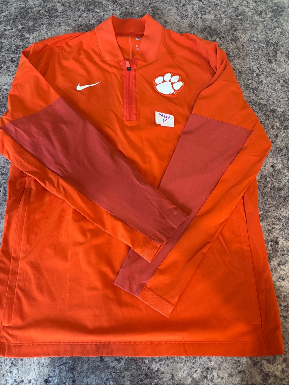 NIKE Orange Clemson Tiger pullover